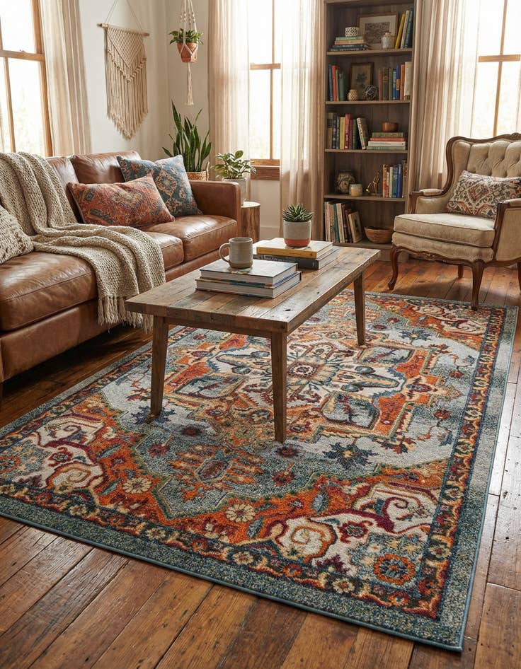 Detail image of 5' x 8' Isabella Rug