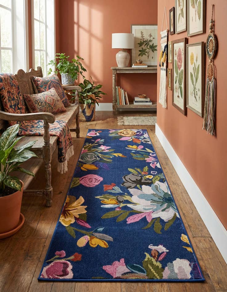 Detail image of 2' x 6' Blossom Runner Rug