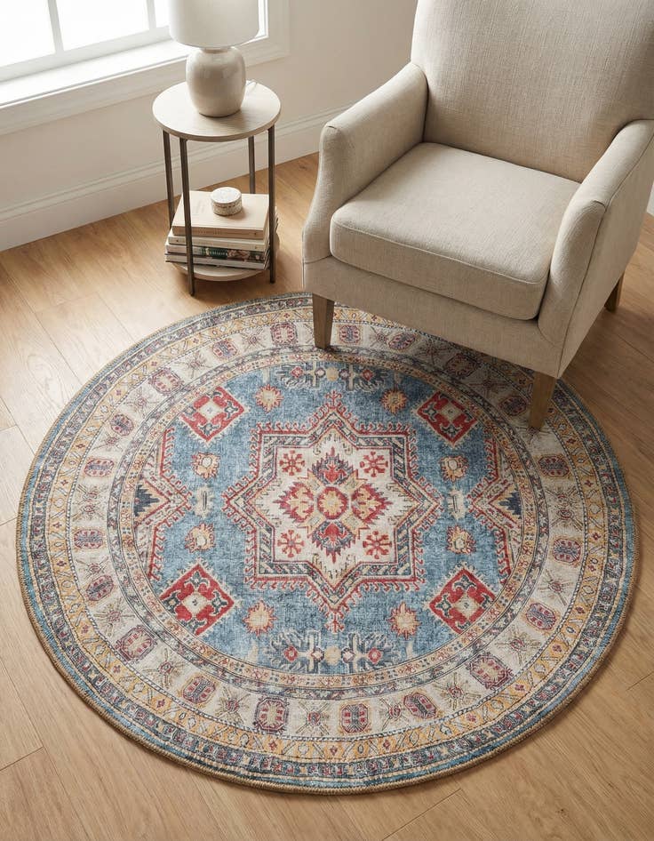 Detail image of 3' 6 x 3' 6 Timeless Round Rug