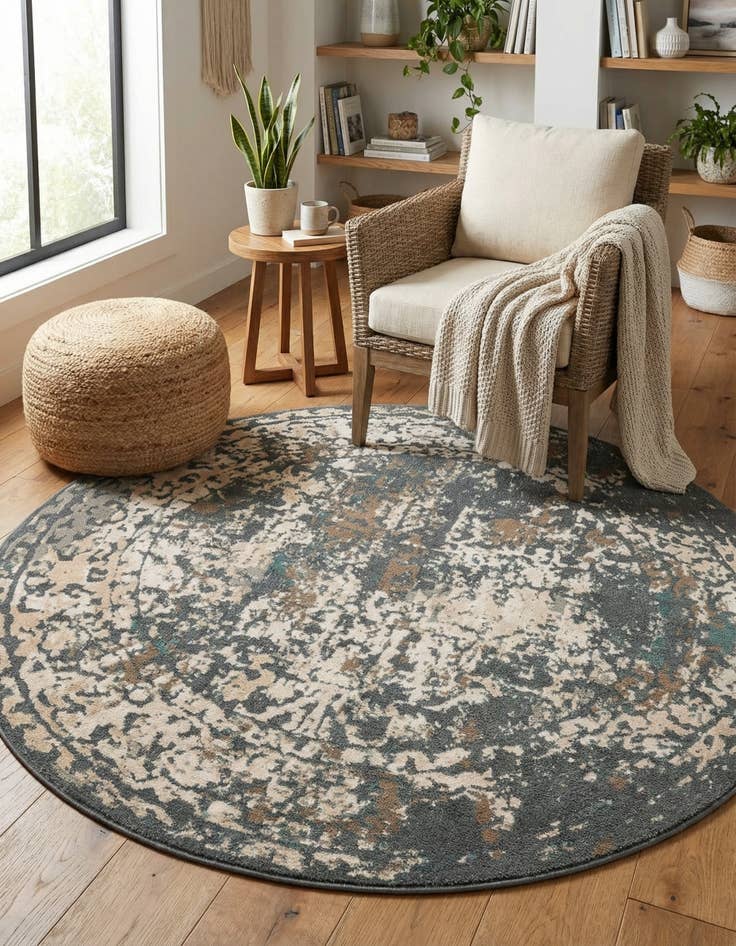 Detail image of 6' x 6' Mojave Round Rug