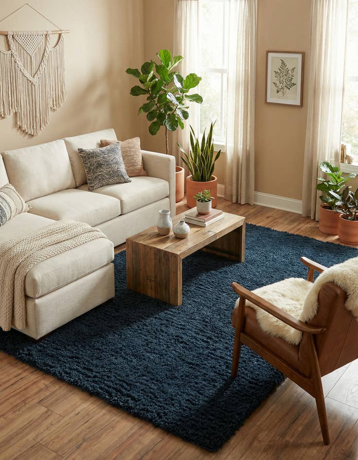 Detail image of  7' x 10' Infinity Shag Rug