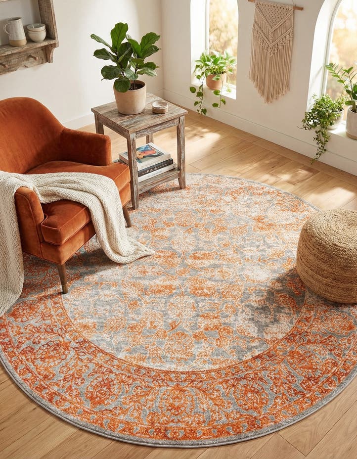 6' x 6' Modern Classical Round ...