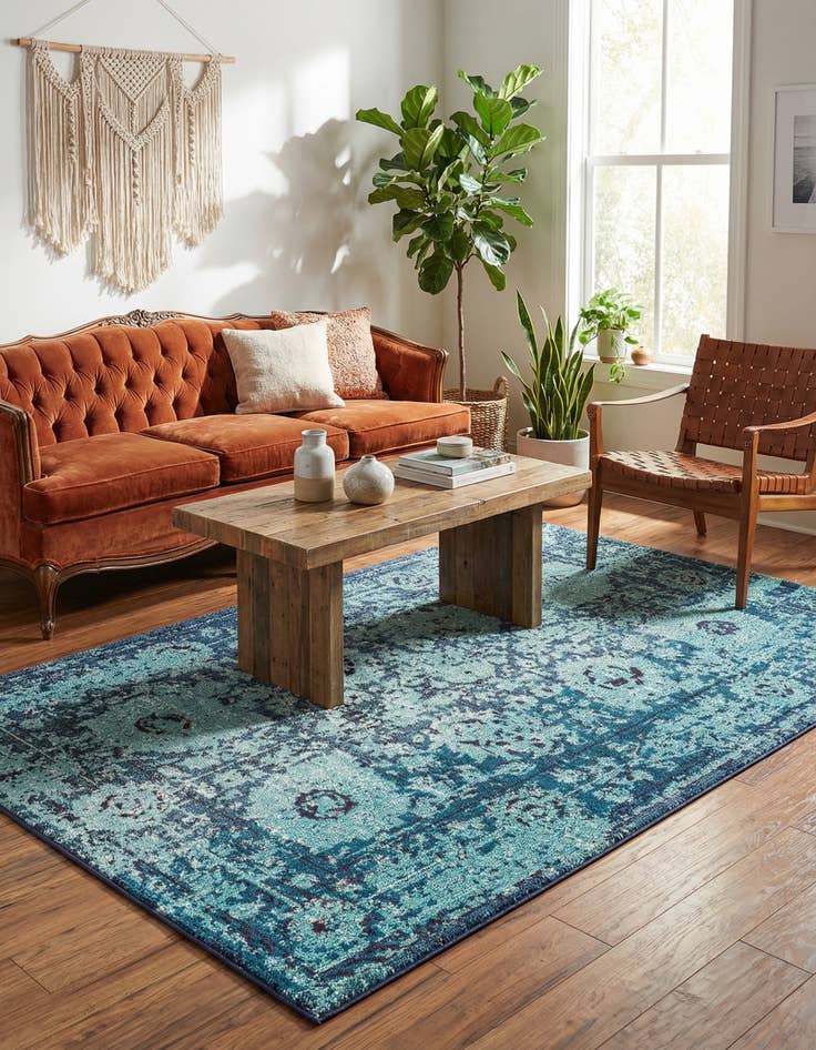 Detail image of 5' x 8'  Washable Palazzo Rug