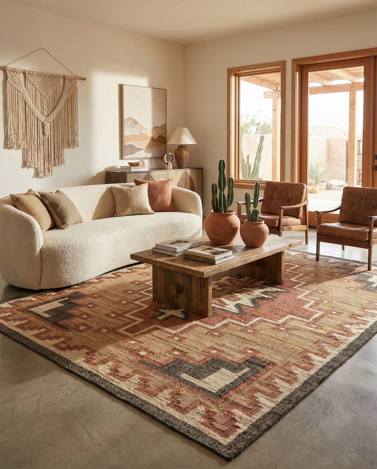 Detail image of 7' 10 x 10' Hand Woven Kala Handwoven Jute Rug