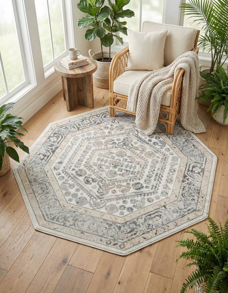 Detail image of 7' x 7' Aurelia Octagon Rug