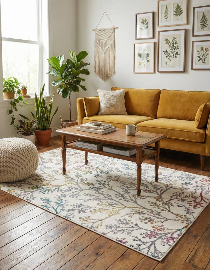 Detail image of 4' x 6' Blossom Rug