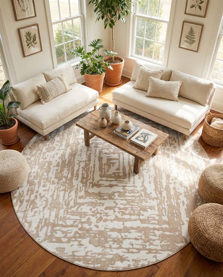 Detail image of 10' 8 x 10' 8 Hermitage Round Rug