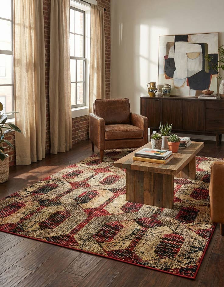 Detail image of 6' x 9' Saturn Rug