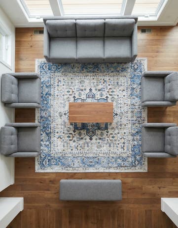 7' 10 x 7' 10 Washable Yara Square Rug