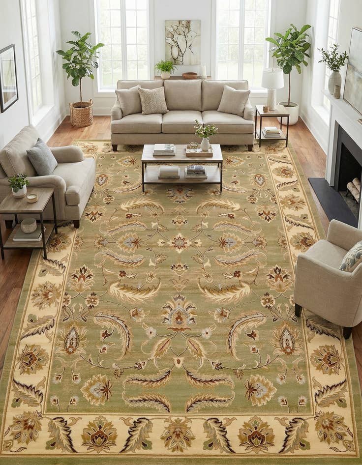 Detail image of 10' x 13' Classic Agra Rug