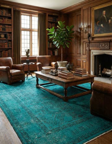 9' 9 x 13' Hand Knotted Ultra Vintage Persian Wool Rug