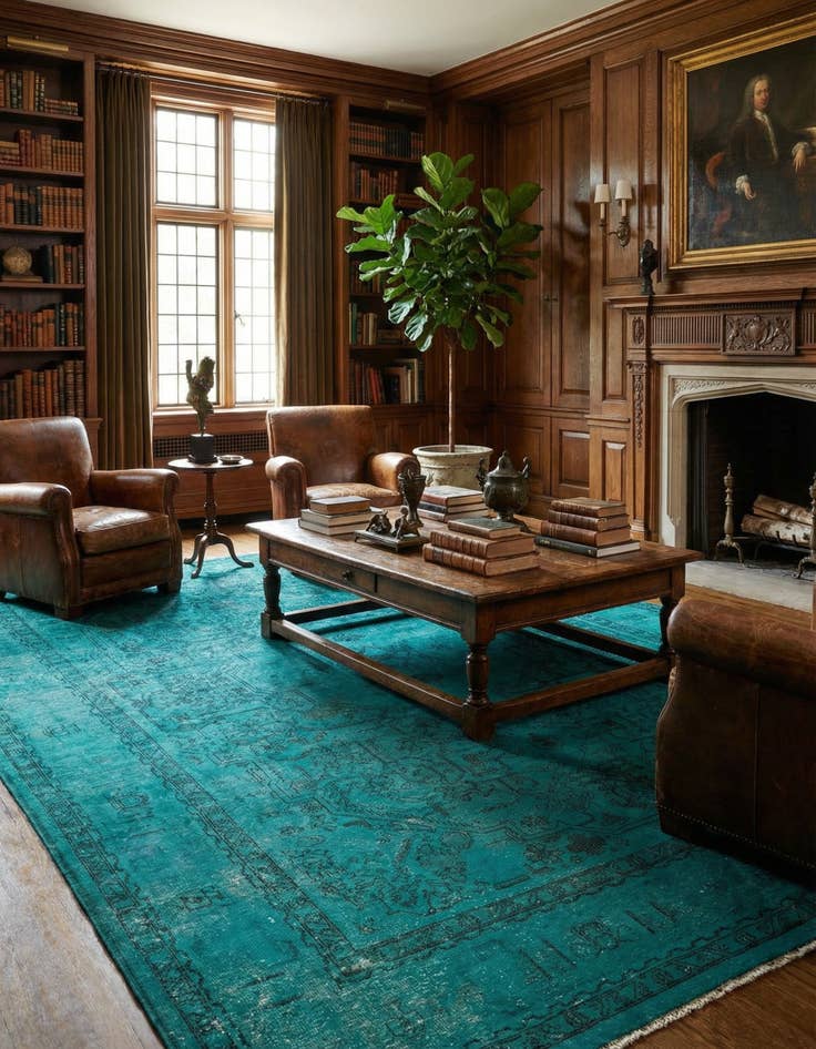 Detail image of 9' 9 x 13' Hand Knotted Ultra Vintage Persian Wool Rug