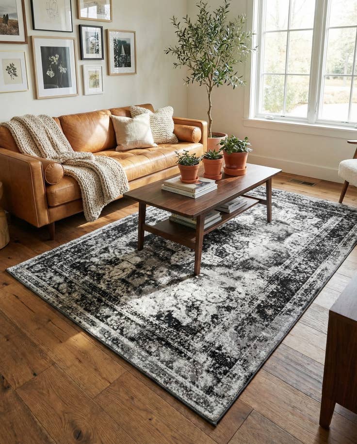 Detail image of 5' 3 x 8' Monte Carlo Rug With Pad Bundle