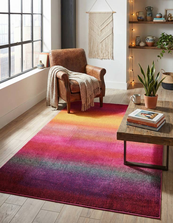 Detail image of 5' x 8' Washable Hyacinth Rug