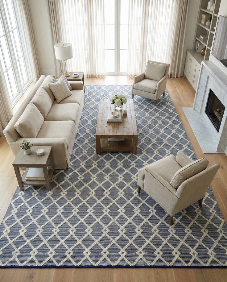 Detail image of 9' x 12' Hand Knotted Jill Zarin Dorset Rug