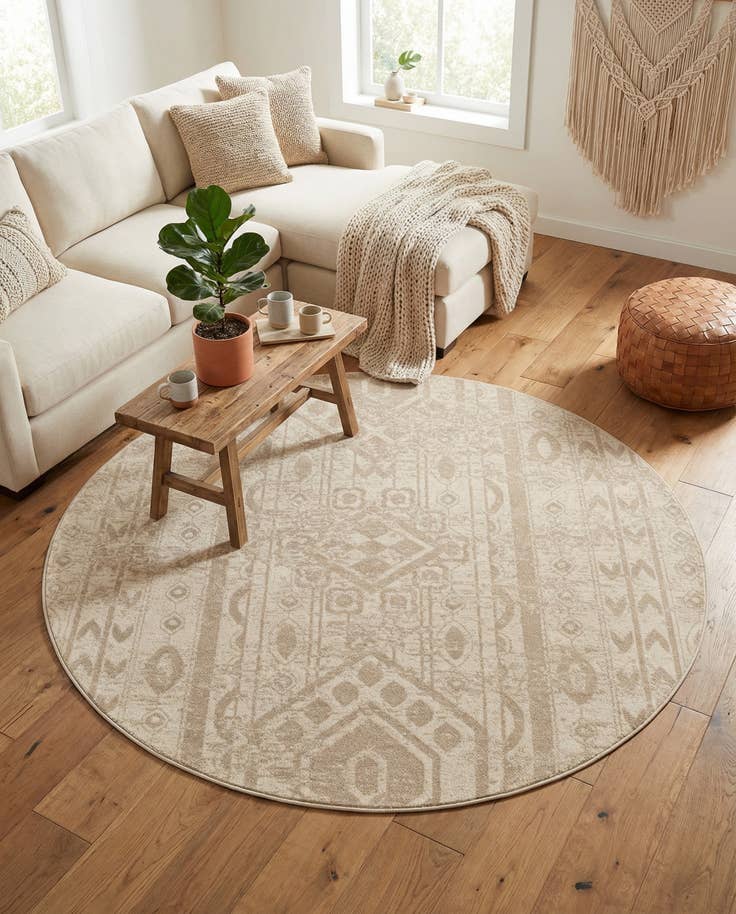Detail image of 8' x 8' Contour Round Rug