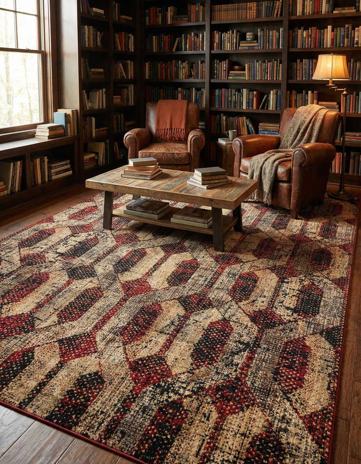 Detail image of 10' x 14' Saturn Rug