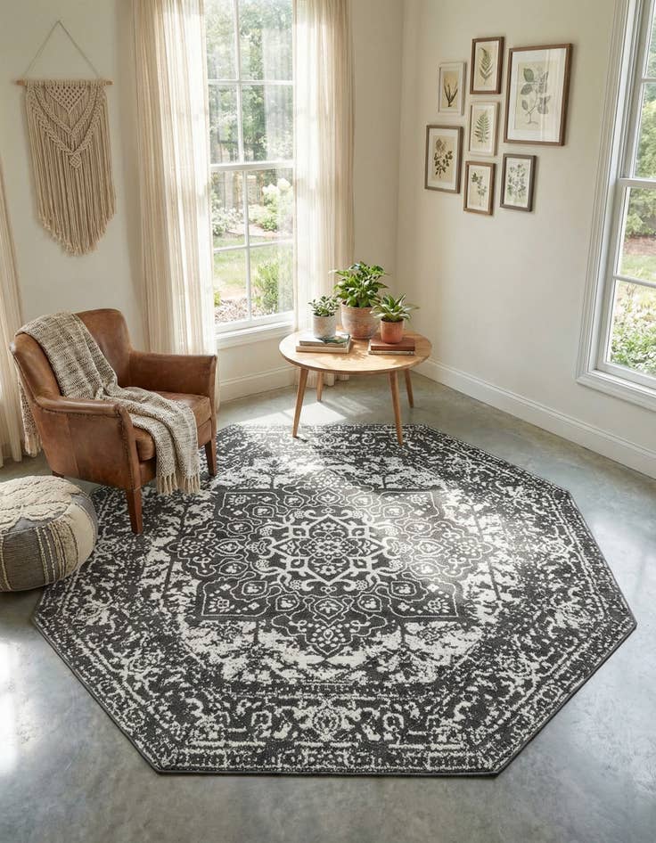 Detail image of 7' 10 x 7' 10 Arlington Octagon Rug