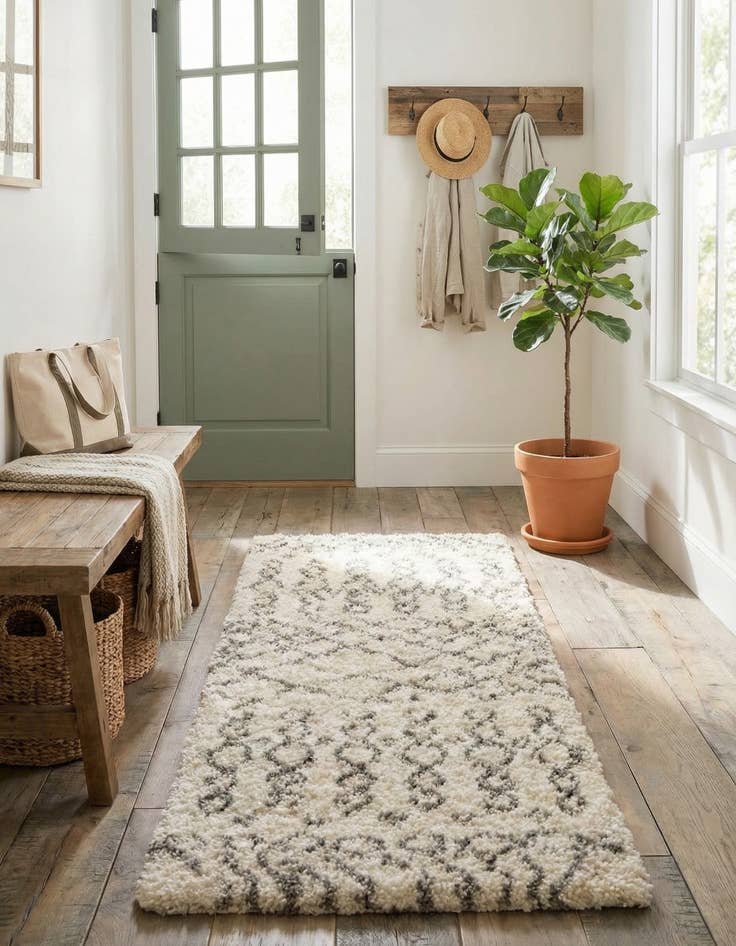 Detail image of 2' x 5' Marrakesh Shag Runner Rug