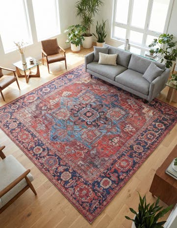 10' 6 x 10' 6 Washable Maahru Square Rug