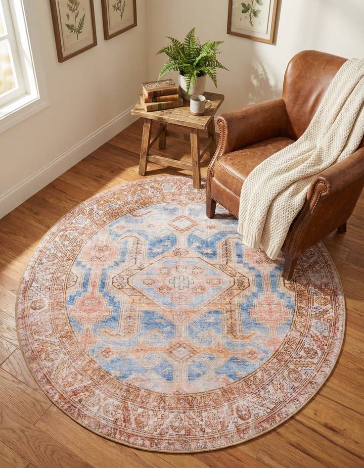 Detail image of 3' 6 x 3' 6 Timeless Round Rug