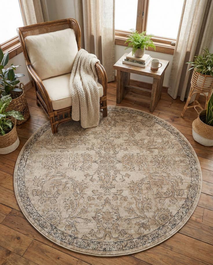 Detail image of 6' x 6' Oregon Round Rug
