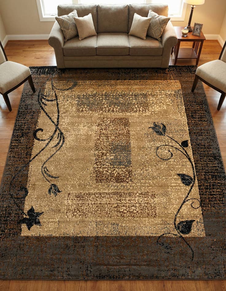 Detail image of 10' x 10' Coffee Shop Square Rug