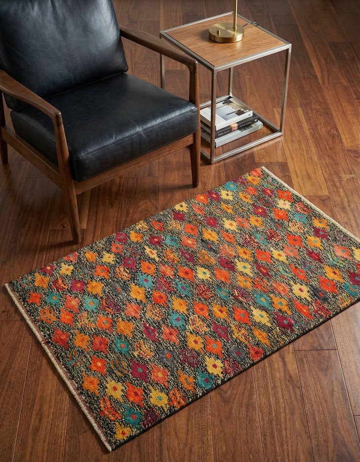 Detail image of 3' 3 x 5' 2 Hand Knotted Balouch Wool Rug