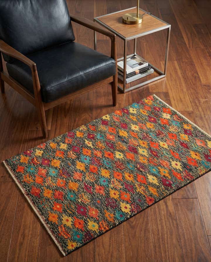 3' 3 x 5' 2 Hand Knotted Balouch Wool Rug