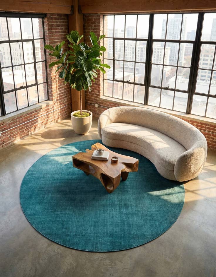 Detail image of 8' x 8' SoHo Round Rug