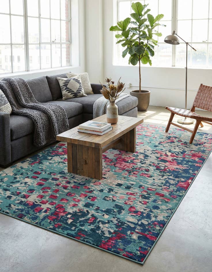 Detail image of 8' x 11'  Washable Barcelona Rug