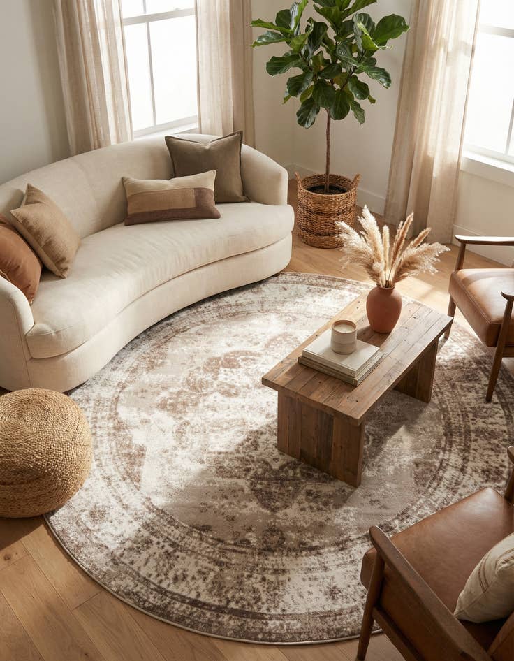 Detail image of  10' x 10' Monte Carlo Round Rug