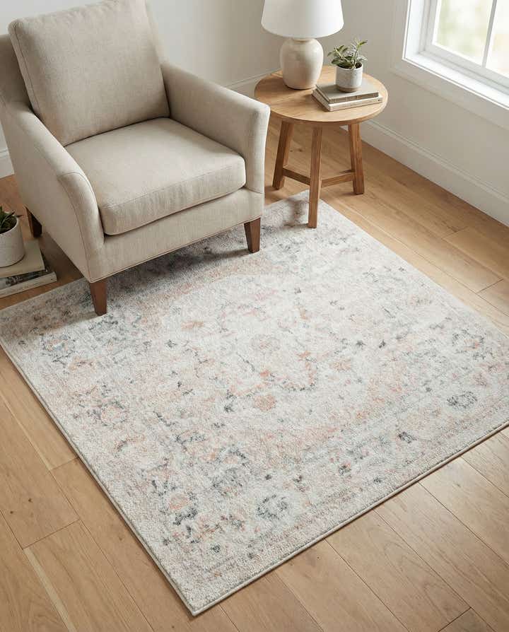 120cm x 120cm Madeline Vintage Vierkant Vloerkleed