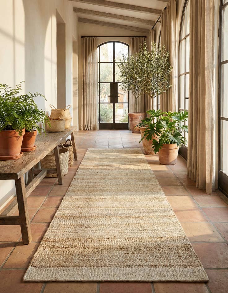 Detail image of 2' 7 x 10' Hand Woven Lariat Runner Rug