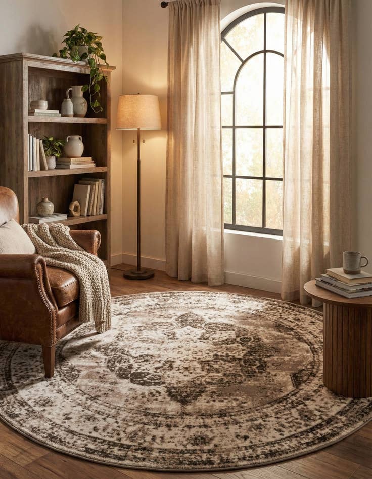 Detail image of 7' x 7' Monte Carlo Round Rug