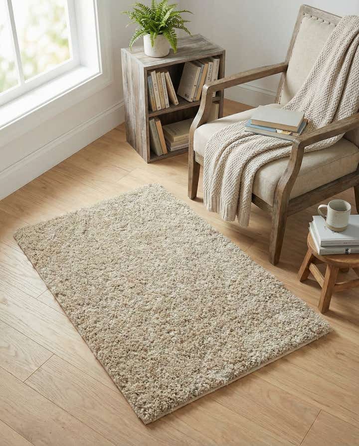 2' x 3' Soft Solid Shag Rug