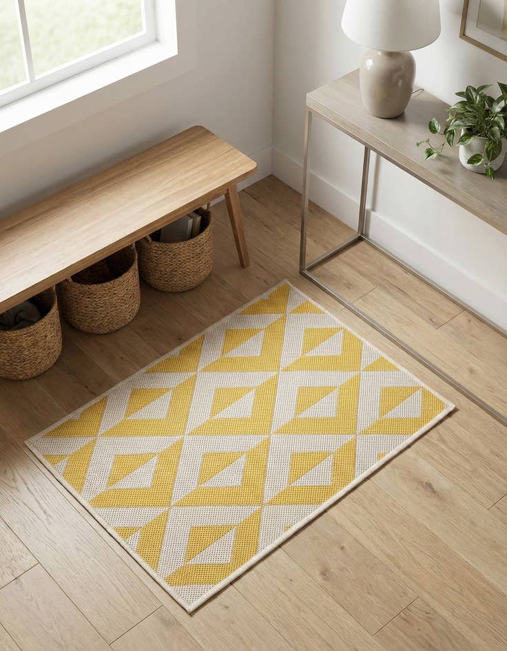 Detail image of 2' x 3' Easy-Clean Jill Zarin Napa Indoor / Outdoor Rug