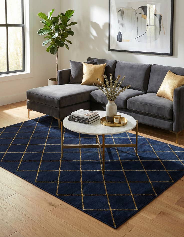 Detail image of 7' 10 x 10' Vogue Geo Rug