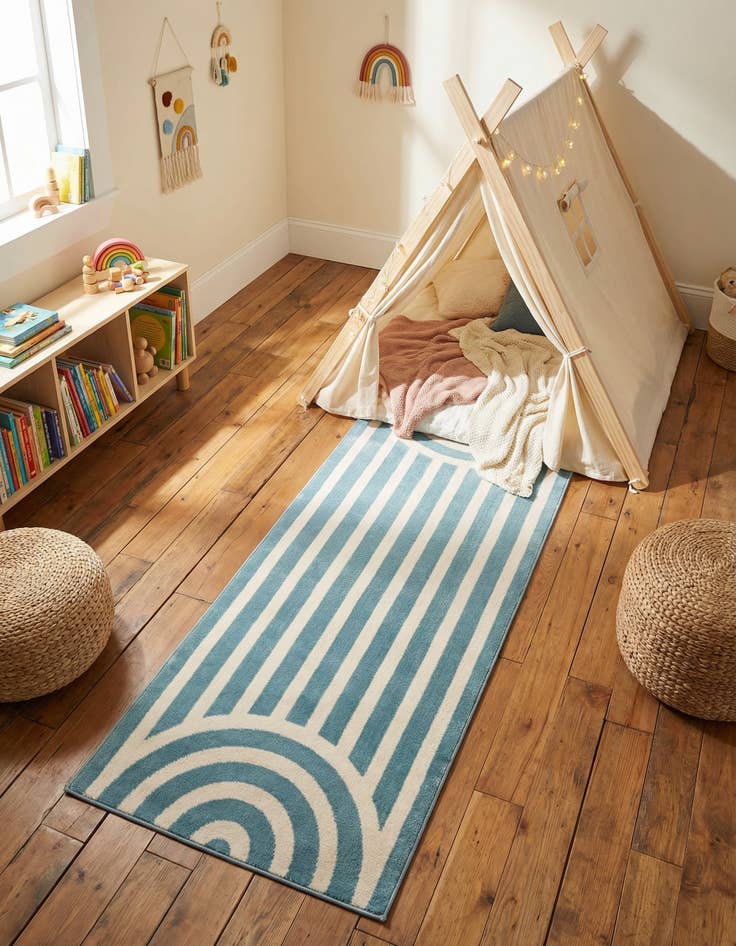 Detail image of 2' x 5' Whimsy Kids Runner Rug