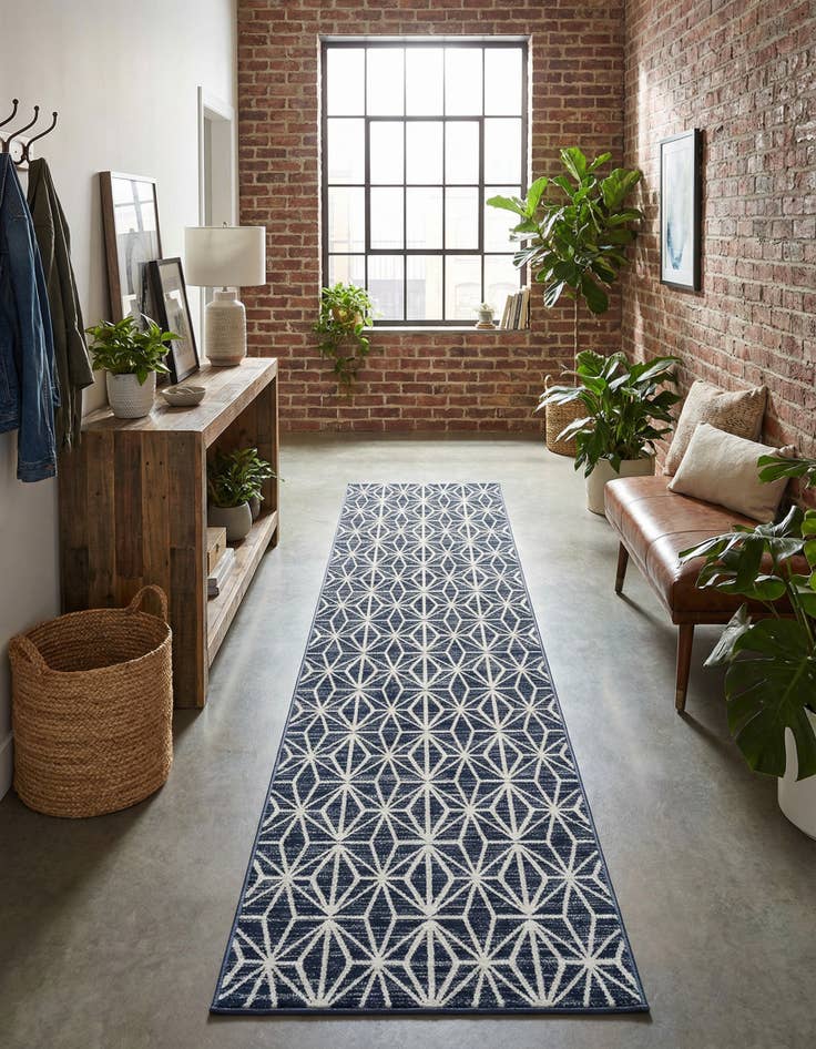 Detail image of Jill Zarin 2' 7 x 14' Uptown Fifth Avenue Runner Rug