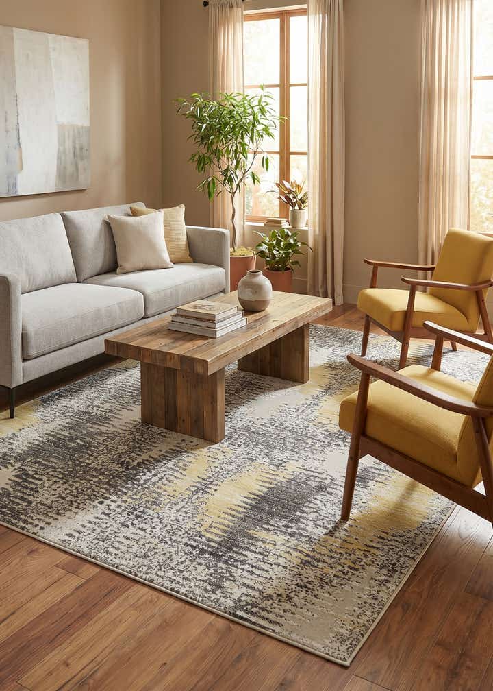 8' x 10' Easy-Clean Modern Indoor / Outdoor Rug