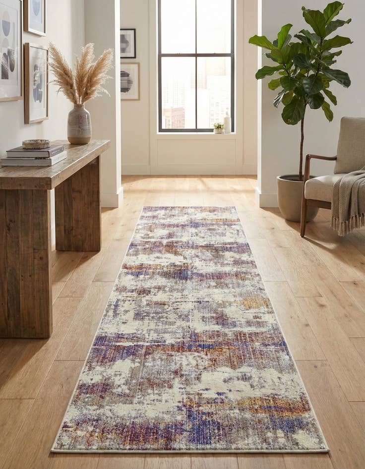 Detail image of 2' 6 x 12' Deepa Runner Rug