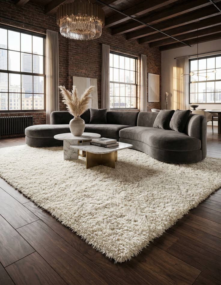 Detail image of 10' x 14' Marilyn Monroe&trade; Shag Rug