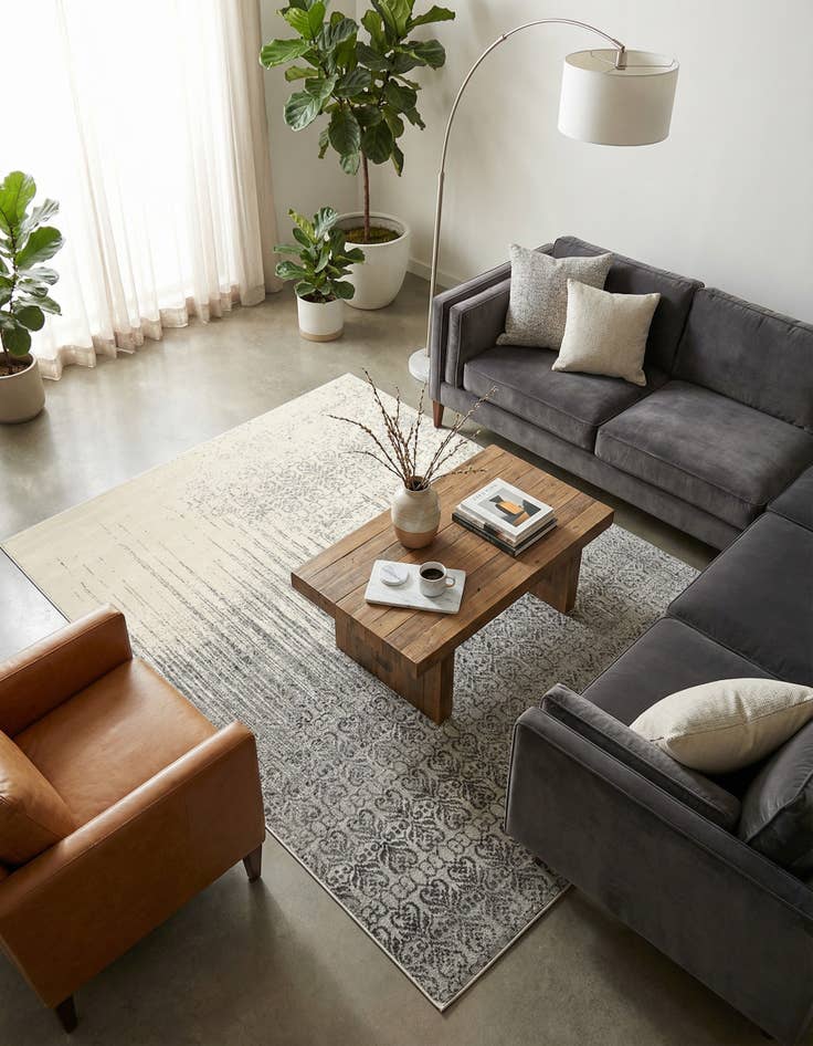 Detail image of  7' 10 x 11' Angelica Rug