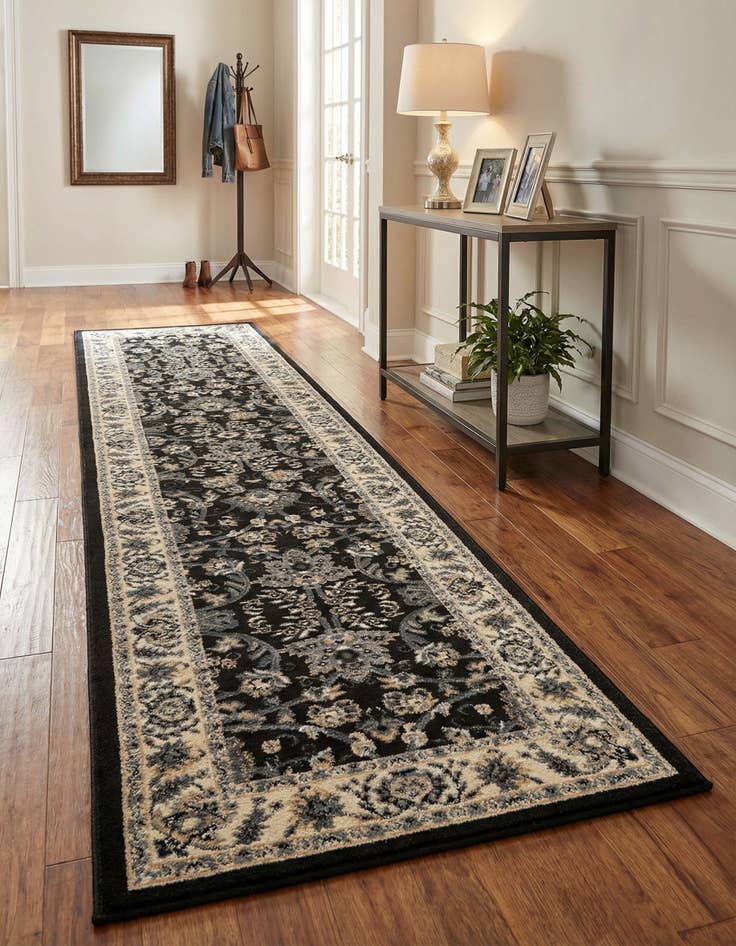 Detail image of 2' 7 x 12' Kashan Design Runner Rug