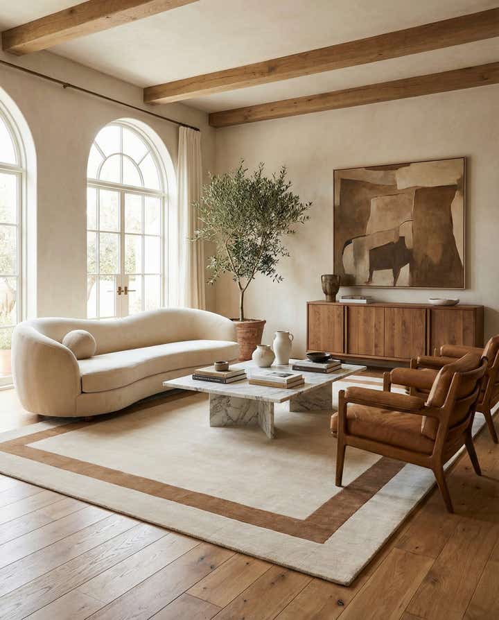 10' x 14' 1 Jill Zarin Border Wool Rug