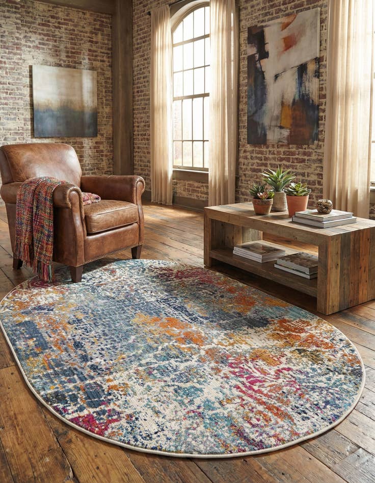 Detail image of 3' 7 x 5' 3 Malibu Oval Rug