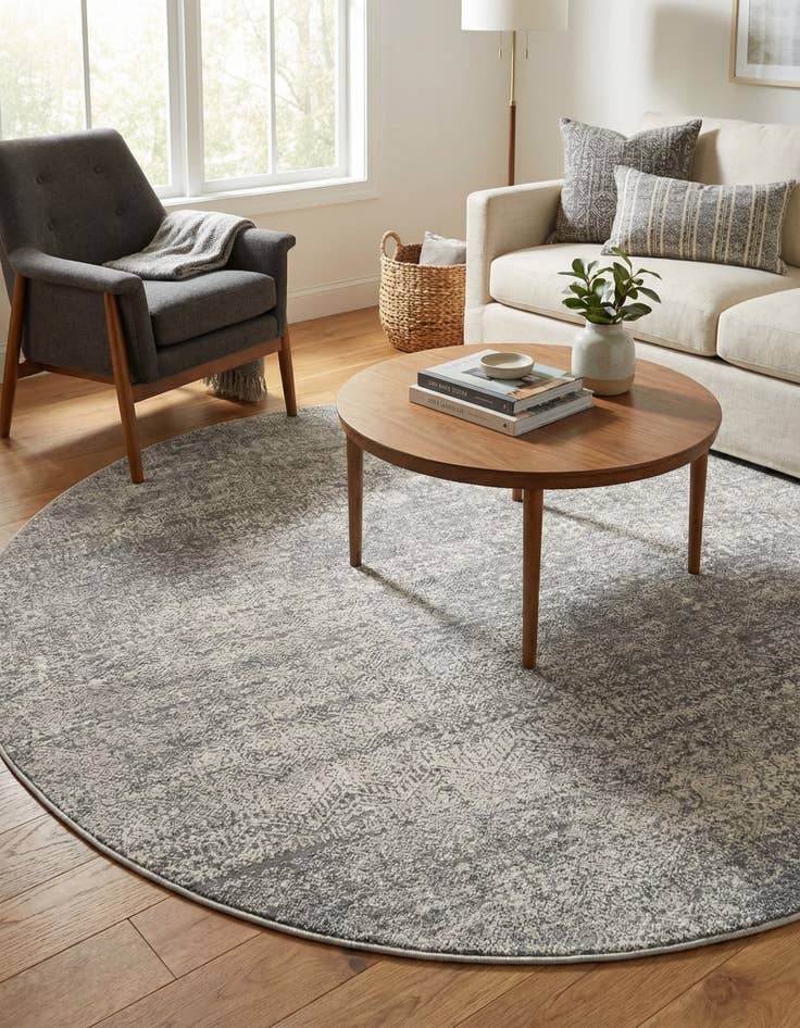 Detail image of 5' 3 x 5' 3 Finsbury Round Rug