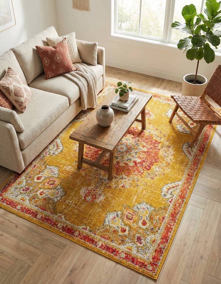 Detail image of 5' 3 x 7' Carrington Rug