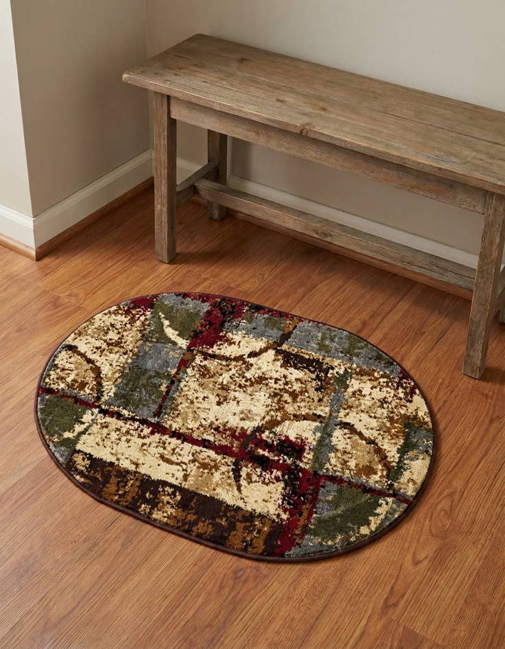 Detail image of 2' x 3' Coffee Shop Oval Rug